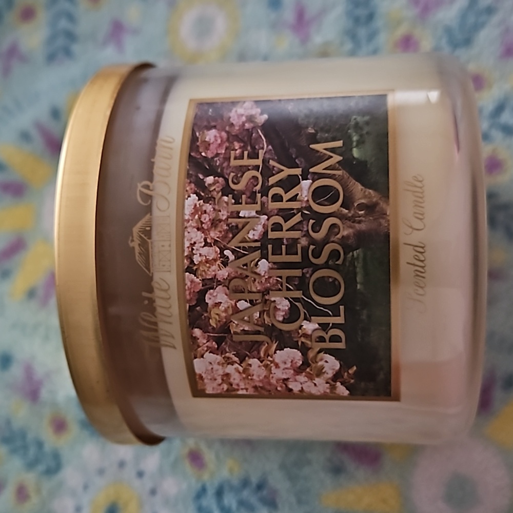 Japanese Cherry Blossom Bath and Body Works 3 wick candle